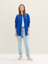 Tom Tailor Denim Modrá dámská lněná košile Tom Tailor Denim
