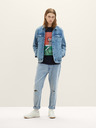 Tom Tailor Denim Tmavě modré pánské tričko Tom Tailor Denim