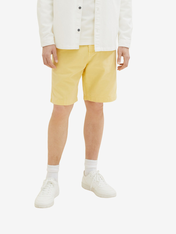 Tom Tailor Žluté pánské kraťasy Tom Tailor