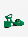 Love Moschino Zelené dámské sandály Love Moschino