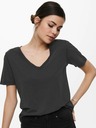 Jacqueline de Yong Černé basic tričko JDY Farock