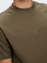 ONLY & SONS Hnědé basic tričko ONLY & SONS Fred
