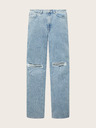 Tom Tailor Denim Světle modré dámské široké džíny Tom Tailor Denim