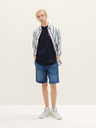 Tom Tailor Denim Tmavě modré pánské džínové kraťasy Tom Tailor Denim
