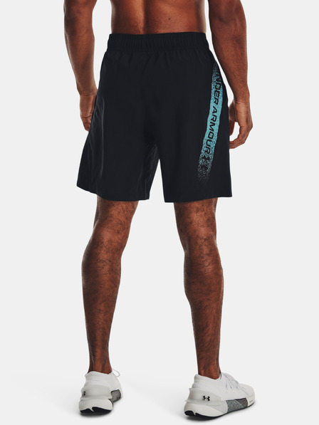 Under Armour UA Woven Graphic Shorts-BLK Kraťasy