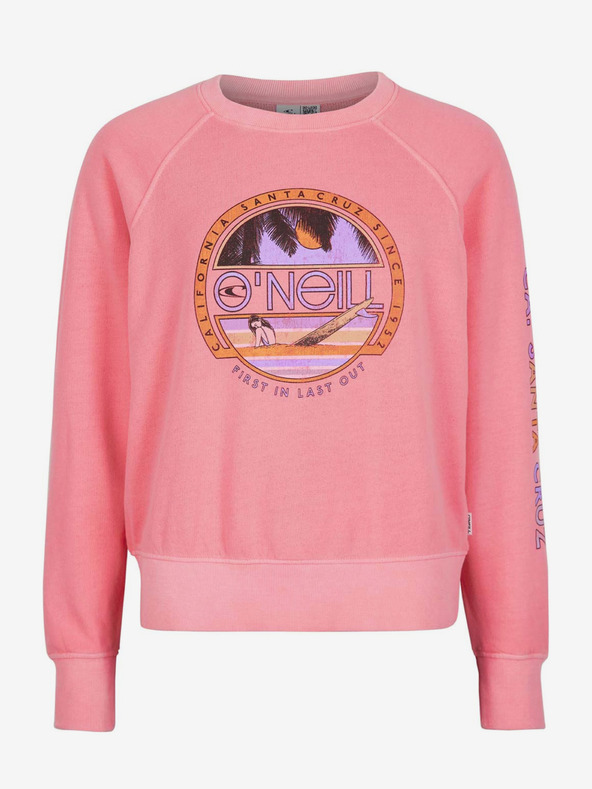 O'Neill Růžová dámská mikina O'Neill Cult Shift