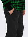 ONLY & SONS Černé pánské chino kalhoty ONLY & SONS Kent