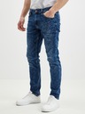 ONLY & SONS Tmavě modré pánské slim fit džíny ONLY & SONS Loom