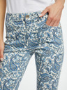 Orsay Modré dámské vzorované slim fit džíny ORSAY