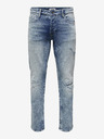 ONLY & SONS Světle modré slim fit džíny s potrhaným efektem ONLY & SONS