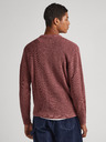 Pepe Jeans Červený pánský svetr Pepe Jeans Dean