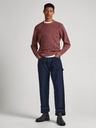 Pepe Jeans Červený pánský svetr Pepe Jeans Dean