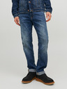 Jack & Jones Tmavě modré pánské straight fit džíny Jack & Jones Mike