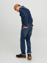 Jack & Jones Tmavě modré pánské straight fit džíny Jack & Jones Mike