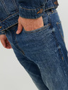 Jack & Jones Tmavě modré pánské straight fit džíny Jack & Jones Mike