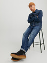 Jack & Jones Tmavě modré pánské straight fit džíny Jack & Jones Mike