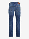 Jack & Jones Tmavě modré pánské straight fit džíny Jack & Jones Mike