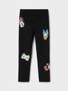 name it Černé holčičí vzorované legíny name it Jerassa Minnie