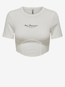 ONLY Bílý dámský crop top ONLY Lola