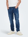 ONLY & SONS Modré slim fit džíny ONLY & SONS Weft