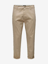 ONLY & SONS Béžové pánské chino kalhoty ONLY & SONS Kent