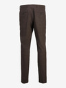 Jack & Jones Tmavě hnědé pánské oblekové kalhoty Jack & Jones Solaris