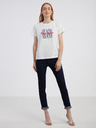 Pepe Jeans Bílé dámské tričko Pepe Jeans Camille