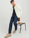 Jack & Jones Tmavě modré pánské straight fit džíny Jack & Jones Chris