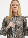 Orsay Černá dámská vzorovaná halenka ORSAY