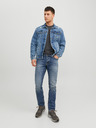 Jack & Jones Modré pánské straight fit džíny Jack & Jones Tim