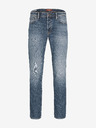 Jack & Jones Modré pánské straight fit džíny Jack & Jones Tim