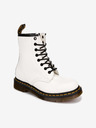 Dr. Martens Bílé dámské kožené kotníkové boty Dr. Martens 1460