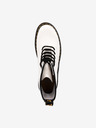 Dr. Martens Bílé dámské kožené kotníkové boty Dr. Martens 1460