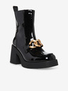 Steve Madden Černé lesklé kotníkové boty na podpatku Steve Madden Blooms