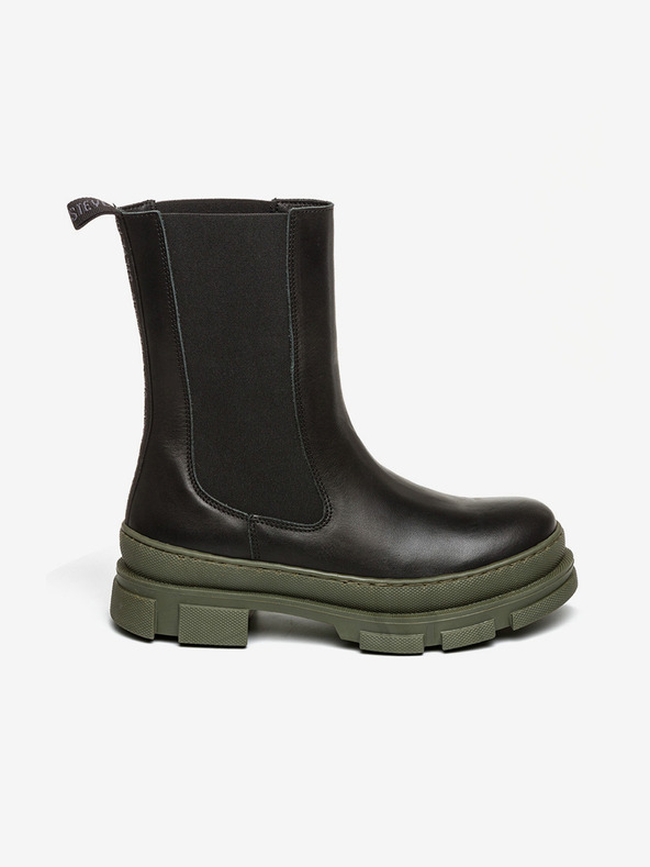 Steve Madden Černé kožené chelsea boty Steve Madden Filina