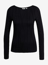 AWARE by VERO MODA Černé dámské vzorované tričko AWARE by VERO MODA Gudrun