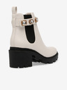 Steve Madden Krémové dámské kotníkové boty na podpatku Steve Madden Amulet