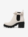 Steve Madden Krémové dámské kotníkové boty na podpatku Steve Madden Amulet