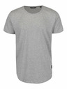 ONLY & SONS Světle šedé žíhané basic tričko ONLY & SONS Matt