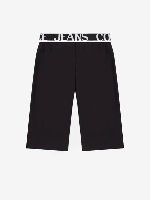 Versace Jeans Couture Černé krátké dámské legíny Versace Jeans Couture