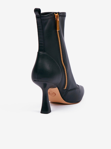 Michael Kors Černé dámské kotníkové boty na podpatku Michael Kors Clara