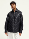 Scotch & Soda Černá dámská koženková bunda Scotch & Soda