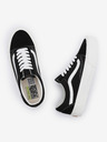 Vans Bílo-černé semišové tenisky VANS Old Skool VR3