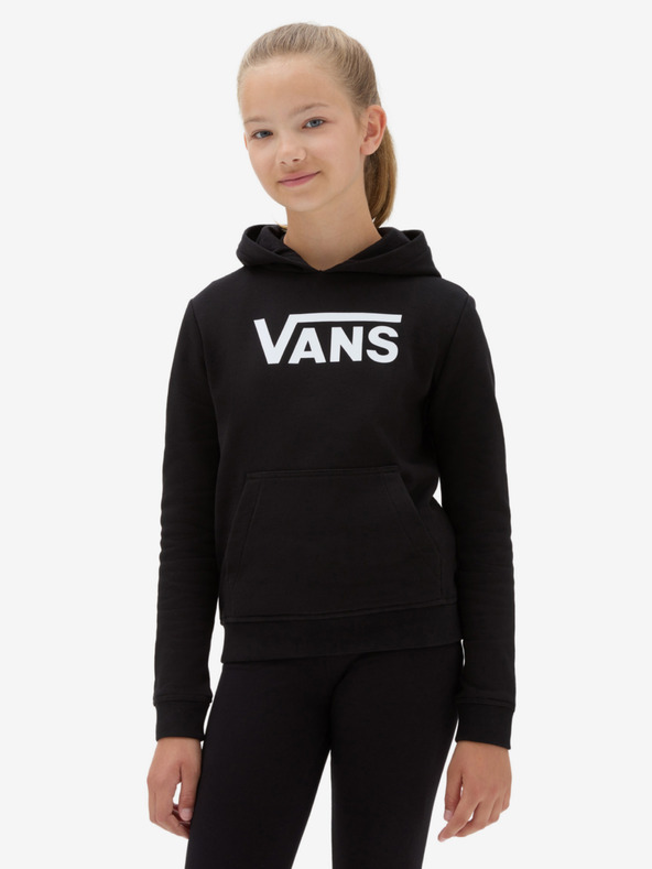 Vans Černá holčičí mikina s kapucí VANS Flying