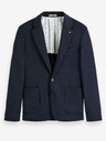 Scotch & Soda Tmavě modré pánské sako s příměsí vlny Scotch & Soda Unconstructed