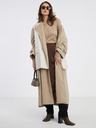 AWARE by VERO MODA Béžové dámské vzorované tričko AWARE by VERO MODA Gudrun