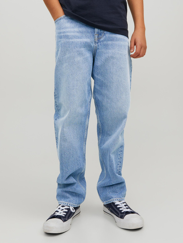 Jack & Jones Světle modré klučičí straight fit džíny Jack & Jones Chris