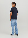 Jack & Jones Světle modré klučičí straight fit džíny Jack & Jones Chris