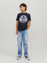 Jack & Jones Světle modré klučičí straight fit džíny Jack & Jones Chris