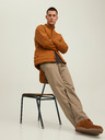 Jack & Jones Béžové pánské chino kalhoty Jack & Jones Kane